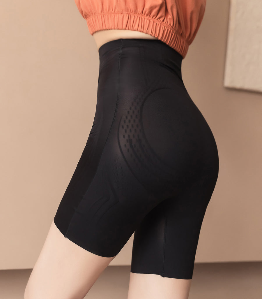 High Waist Abdomen and Hips Lifting Seamless Pants Black