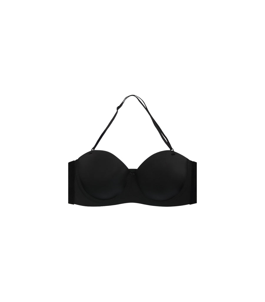 Rounded Multi-Way Plain Beauty Back Bra - No Panty Black