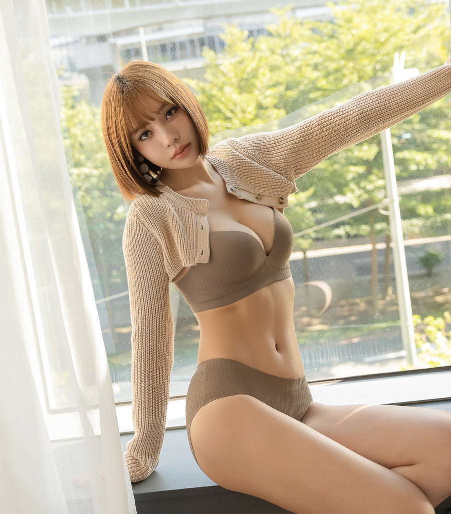 Push-up Seamless Zero Coverage Wireless Bra Set Coco