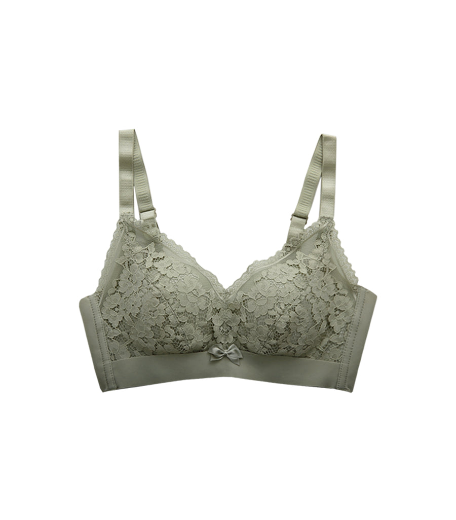 SOFT & SKIN - Friendly Wireless Bra - Without Undies Green