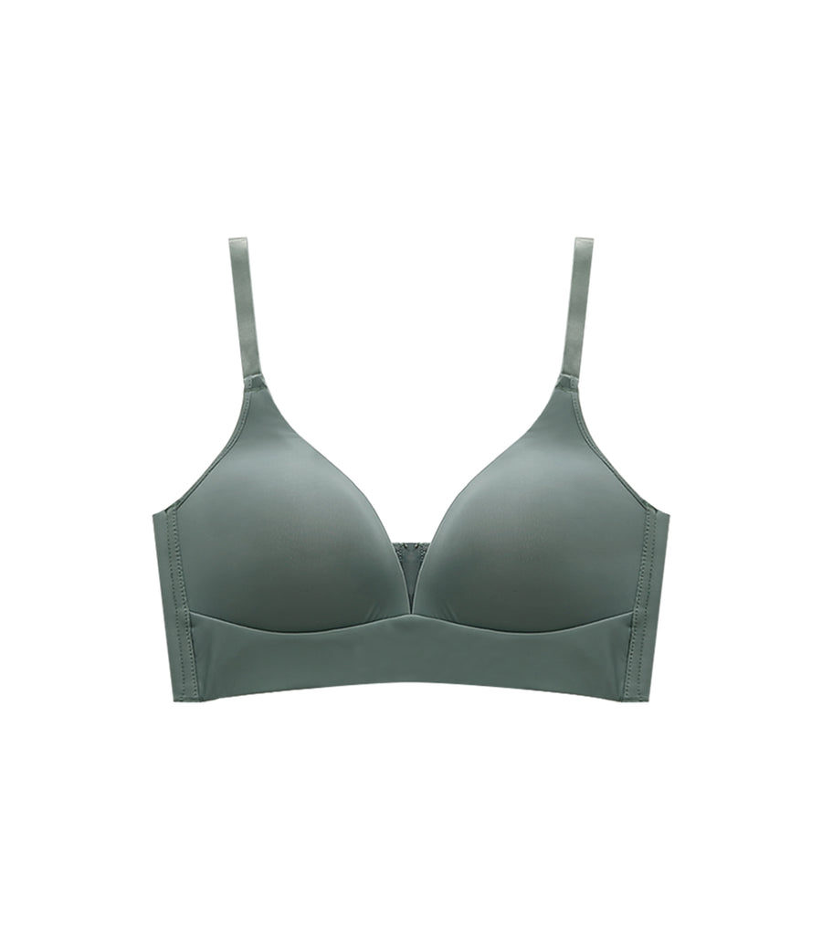 Light and Seamless Wireless Bra - No Panties Green