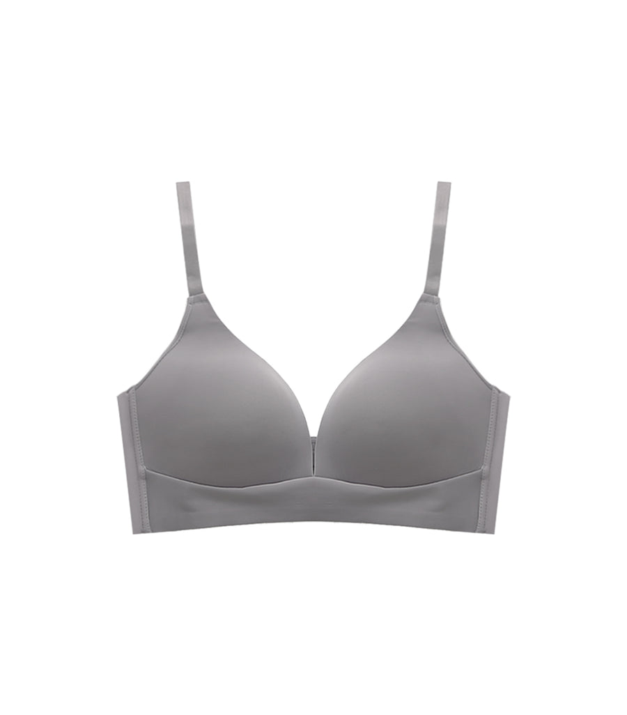 Light and Seamless Wireless Bra - No Panties Grey