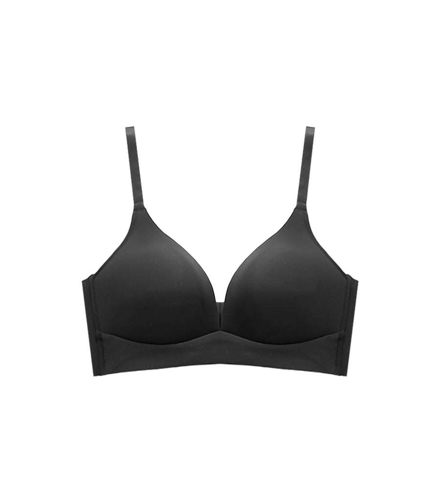 Light and Seamless Wireless Bra - No Panties Black